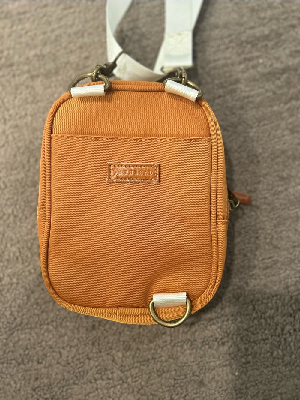 Thread Wallets Cross Body Bag- Tan - Picture 5 of 9